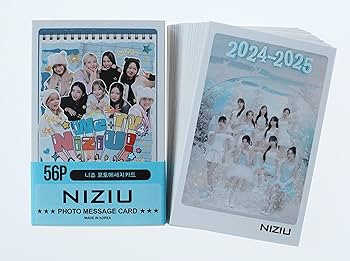 Amazon.co.jp: NiziU ニジュー グッズ フォトメッセージカード 56枚